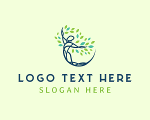 Tree - Eco Tree Wellness logo design