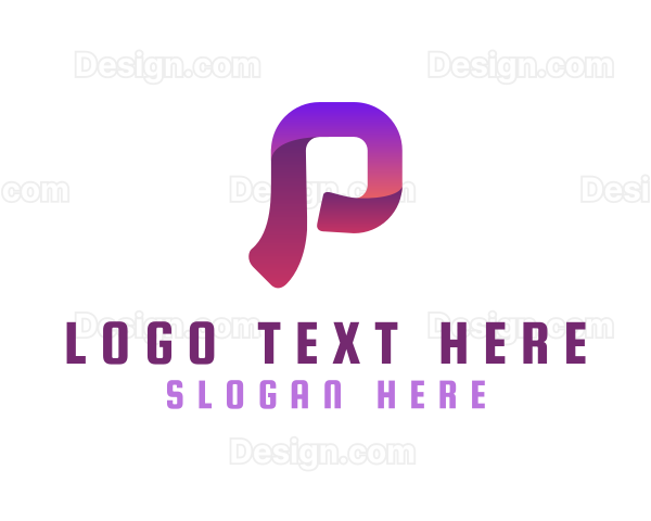 Generic Modern Letter P Logo