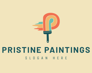 Colorul Paint Renovation logo design