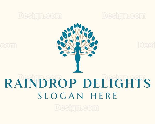 Organic Woman Tree Logo