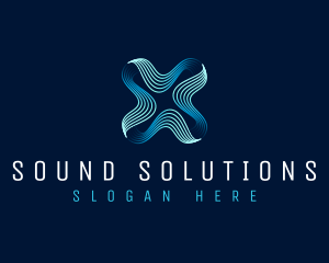 Abstract Sound Waves logo