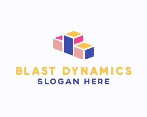 Fun Building Blocks logo design