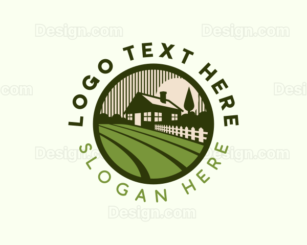 Lawn Landscaping Garden Logo