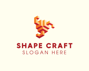 3D Geometric Game logo