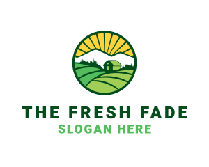 Farmer House  Barn logo design