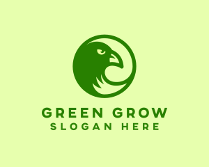 Green Eagle Wildlife logo design