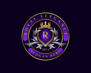 Royal Crest Crown logo design