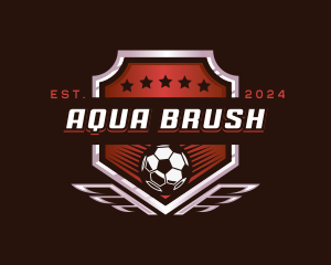 Soccer League Football logo design