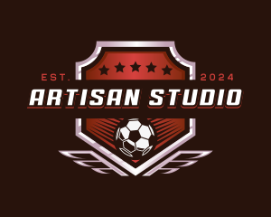 Soccer League Football logo design