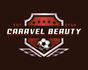 Soccer League Football logo design