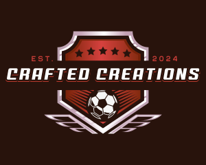 Soccer League Football logo design