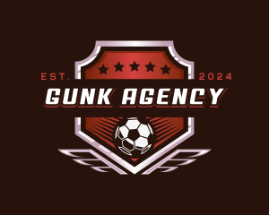 Soccer League Football logo design