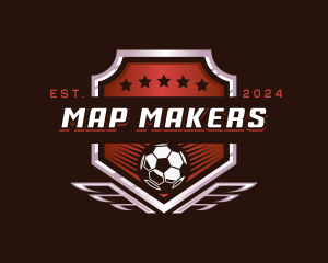 Soccer League Football logo design