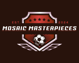 Soccer League Football logo design