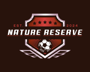 Soccer League Football logo design