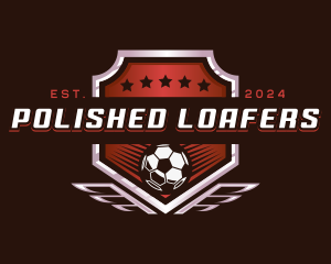 Soccer League Football logo design