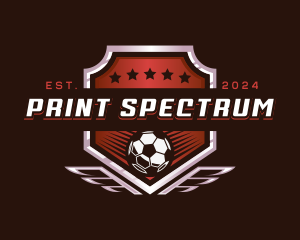 Soccer League Football logo design