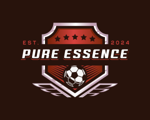 Soccer League Football logo design