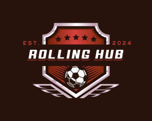 Soccer League Football logo design