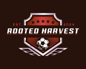 Soccer League Football logo design