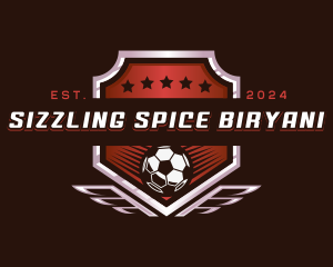 Soccer League Football logo design