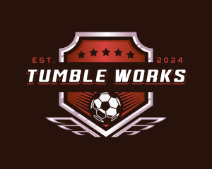 Soccer League Football logo design