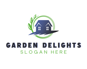 Home Landscaping Maintenance logo design