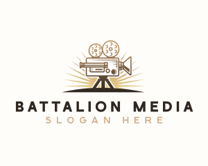 Media Film Camera logo design