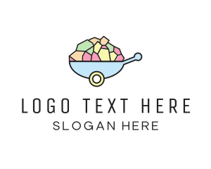 Colorful Stone Wheelbarrow  logo