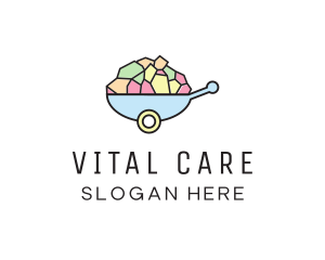 Colorful Stone Wheelbarrow  logo