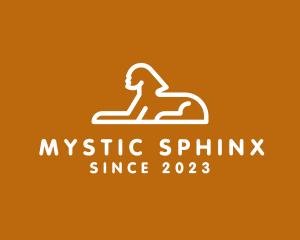 Egypt Sphinx Artifact  logo design