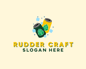 Beer Can Beverage  logo design