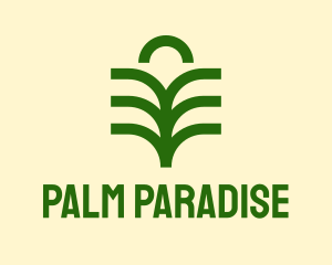 Nature Palm Leaf  logo