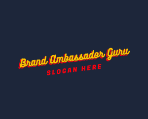 Retro Funky Brand logo design