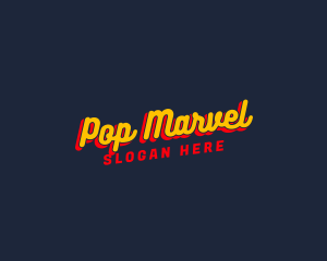 Retro Funky Brand logo design