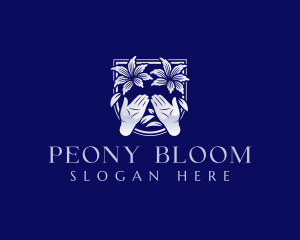 Bloom Beauty Hand logo design