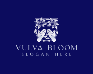 Bloom Beauty Hand logo design