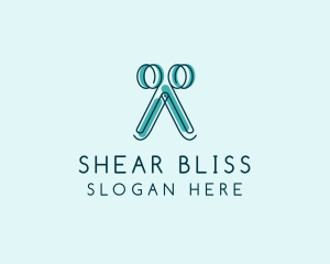 Hair Salon Shears  logo design