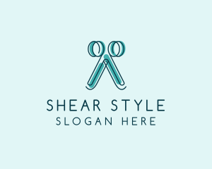 Hair Salon Shears  logo design
