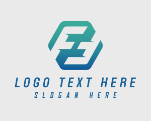 Generic Forwarding Hexagon Letter F logo
