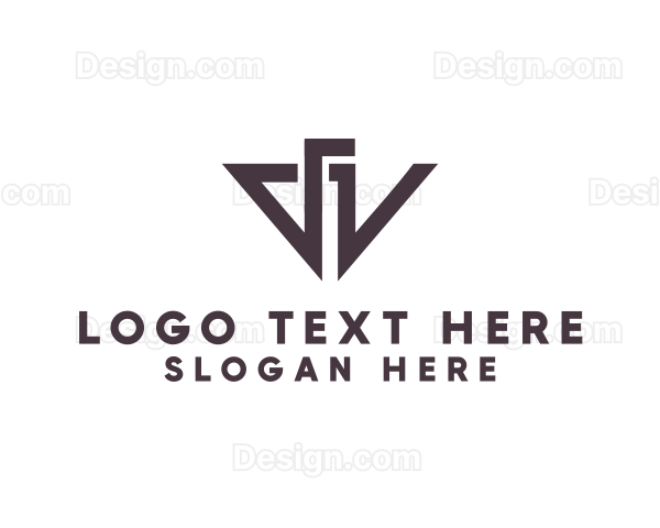 Professional Firm Letter V Logo