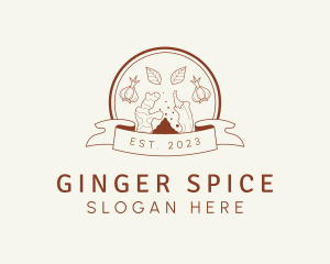 Spices Condiments Vegetarian logo design