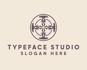 Elegant Ornament Studio Circle logo design