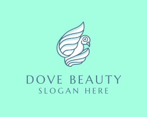 Peace Dove Wing logo design