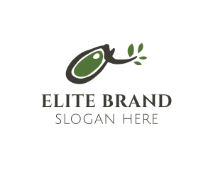 Abstract Olive Branch logo
