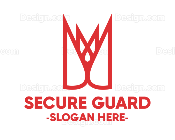 Red Sharp Crown Logo