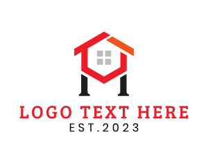 Hexagon House Letter H logo