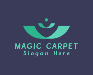 Green Carpet Flooring logo design