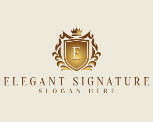 Elegant Premium Shield logo design