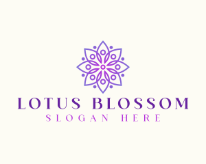 Beauty Mandala Flower logo design